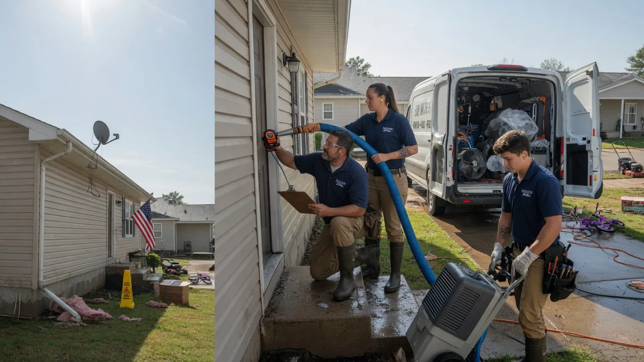 Ceiling Water Damage Restoration in Falkville, AL near me